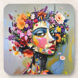 Floral Geometry – een botanisch portret Bier Onderzetter