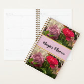 Floral gepersonaliseerd planner (Display)