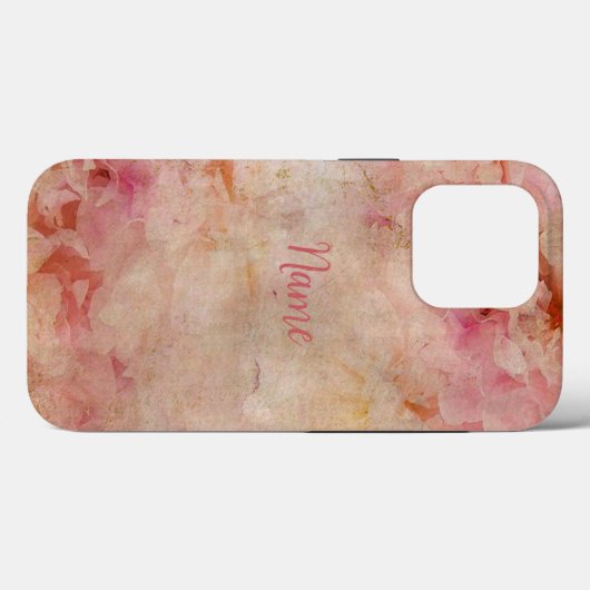 Floral gepersonaliseerd telefoonhoesje Case-Mate iPhone Case (Achterkant (horizontaal))