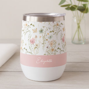 Floral, gepersonaliseerde naam Wilde bloem