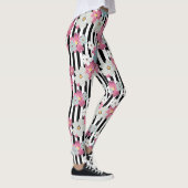 Floral, gestreept leggings (Rechts)