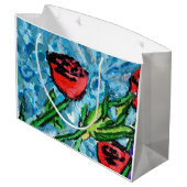 Floral Gift Bag Groot Cadeauzakje (Achterkant Gekanteld)