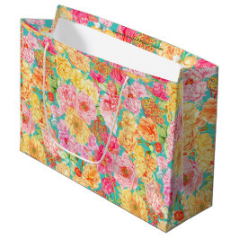 Floral Gift Bag Groot Cadeauzakje