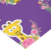 Floral Giraffe Roses Tablecloth Tafelkleed (Gekanteld)