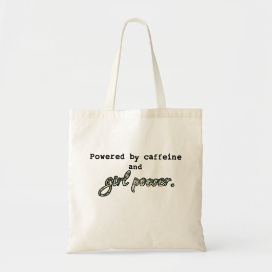 Floral Girl Power Tote Bag (Voorkant)