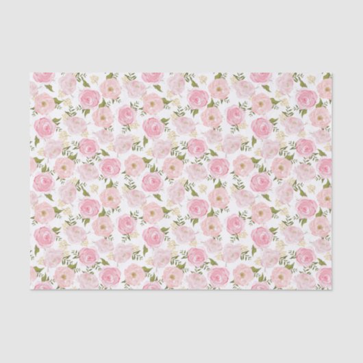  "Floral Girly Flowers" Tissuepapier (Voorkant)