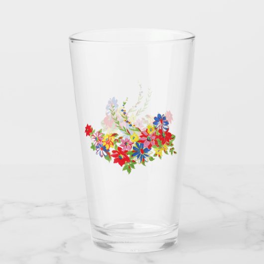 Floral Glas (Achterkant)
