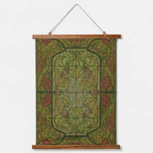Floral Glas in lood Art Design Hangend Wandkleed