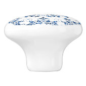 Floral Glittering Mandala Ceramic Knob Keramische Knop (Zijkant)