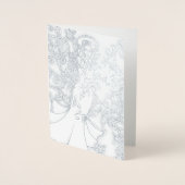 Floral Goddess Folie Kaarten (Voorkant)