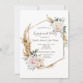 Floral Gold Lijst Kaart (Voorkant)