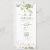 Floral Gold Programme Waterverf Elegant Greenergy (Achterkant)