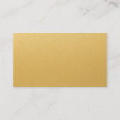 Floral Gold QR Code RSVP Site Web Carte de boîtier (Dos)