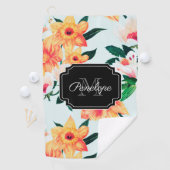  Floral Golfhanddoek (Insitu)