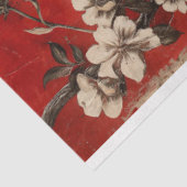  Floral Gothic Raven Decoupage Tissuepapier (Detail)