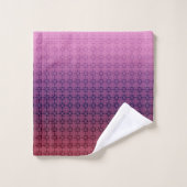 Floral, gradiënt bad handdoek (Wasdoekje)