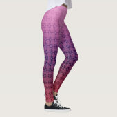 Floral, gradiënt leggings (Rechts)