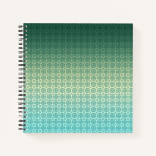 Floral, gradiënt notitieboek