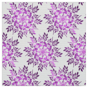 Floral gradiënt violet Mandala Stof