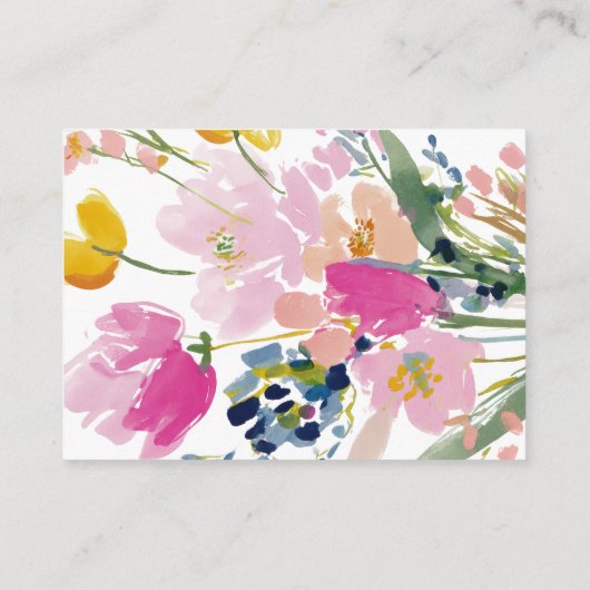 Floral Graduation Future Plans Invitation Insert (Dos)