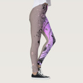Floral grafische Leggings (Rechts)