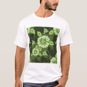 Floral Green Mannen T-Shirt (Voorkant)