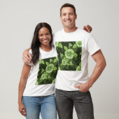 Floral Green Mannen T-Shirt (Unisex)