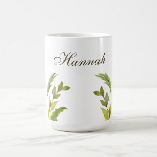 Floral Greenery Professional Trendy Minimalist Koffiemok