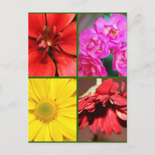 Floral Greeting Briefkaart (Voorkant)