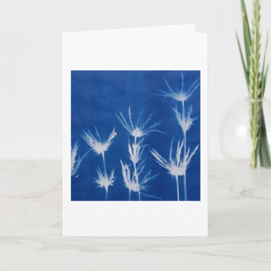 Floral Greeting Card Blank Inside Kaart (Voorkant)