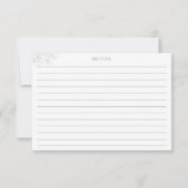  Floral Grey Recipcard (Achterkant)