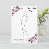 Floral Guess la robe Fête des mariées cartes de je (Debout devant)