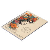 Floral Hair Beauty Salon Notitieboek – Zakelijk (Linkerzijde)