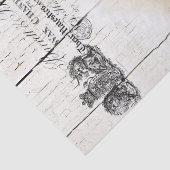 Floral Hampshire Pigs Tissuepapier (Detail)