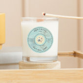 Floral Handgemaakte Product Label Sticker