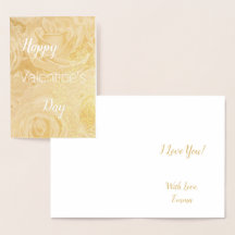 Floral Happy Valentine's Day Kaart Rozen
