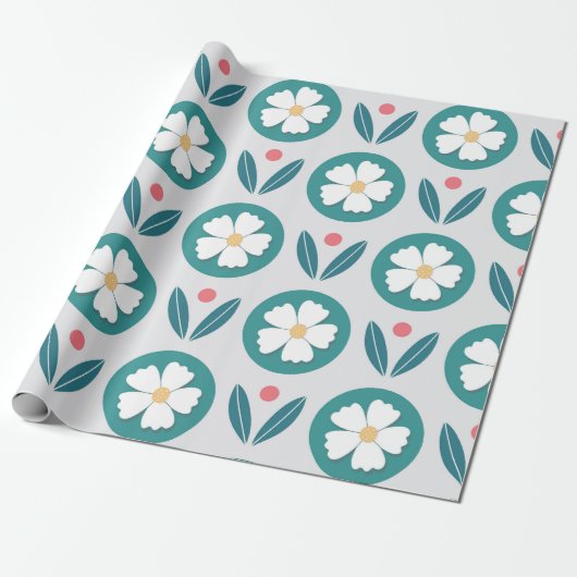 Floral Harmony Cadeaupapier (Uitgerold)