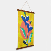Floral Harmony Hangend Wandkleed (Gebogen)
