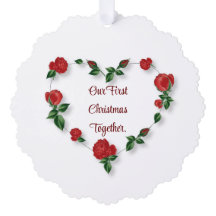 Floral hart papier Ornament Kaart