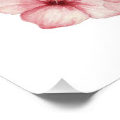 Floral Hawaiian Lei Fête des mariées Affiche de bi (Coin)