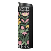 Floral He Leads Me Beside Still Waters Thermosbeker (Geroteerd rechts)