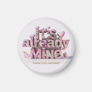 *~* Floral Heart AP85 Law Attractie Manifesteren Magneet