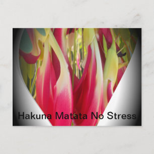 Floral Heart Art Print Briefkaart