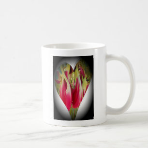 Floral Heart Art Print Koffiemok
