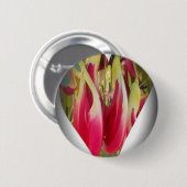 Floral Heart Art Print Ronde Button 5,7 Cm (Voorkant /achterkant)