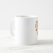Floral Heart Coffee Mok (Voorkant links)