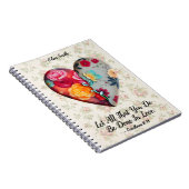 Floral Heart Custom Journal - Tout ce que vous fai (Côté Droit)