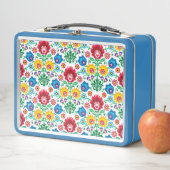 Floral Heart Folk Art Pattern (In situ)