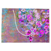 Floral Heart Gold handschrift Groot Cadeauzakje (Achterkant)