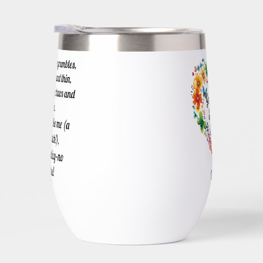 Floral Heart “Greatest Sister Ever” with Poem (Rechts)